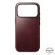 8. Nomad Moderne Lederhülle für 16 cm (6,3") Mobiltelefone, Burgunderrot