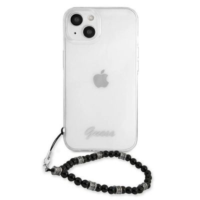 3. Guess GUHCP13MKPSBK iPhone 13 6.1" Transparente Hardcase Black Pearl