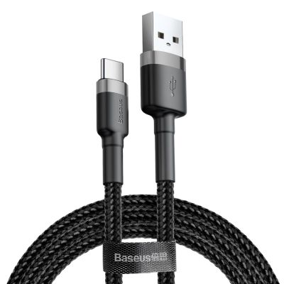 Baseus Cafule USB-A / USB-C QC 3.0 3A Kabel 0,5 m - Schwarz und Grau