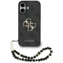 Guess 4G Strap 4G Classic Logo Hülle für iPhone 17 - Schwarz