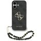 Guess 4G Strap 4G Classic Logo Hülle für iPhone 17 - Schwarz