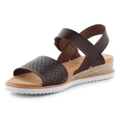 3. Skechers Desert Kiss-Sunny Flair W 114143-CHOC Sandalen