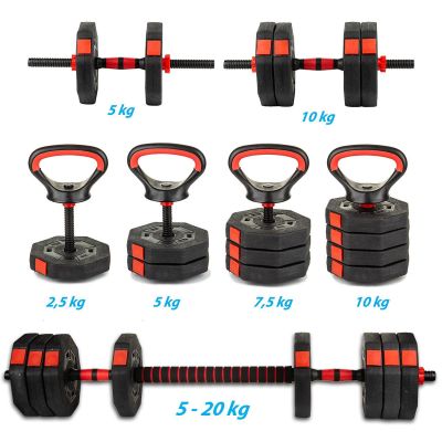33. COMPOSITE Hantel KETTLEBELL 4IN1 20KG ENERO FIT