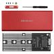 9. QOLTEC M.2 SSD-Gehäuse | SATA | NGFF | USB 3.0 | Superschnelle 5 Gbit/s | 2 TB | Rot