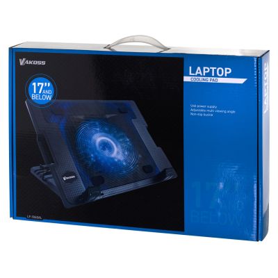 18. VAKOSS LF-1860AL Notebook-Kühlpad (17,x Zoll; 1 Lüfter; HUB)