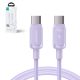 2. Joyroom Multi-Color Series A14 USB-C/USB-C-Kabel 100 W 1,2 m – Lila