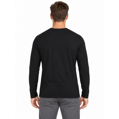 2. Herren-Baumwoll-Langarmshirt 4F 4FWAW26TLONM0756-20S