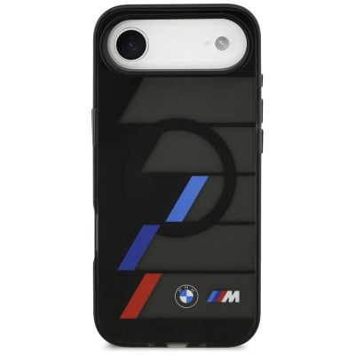 3. BMW M IML Metallknöpfe, dreifarbige Linien, MagSafe-Hülle für iPhone Air – Schwarz