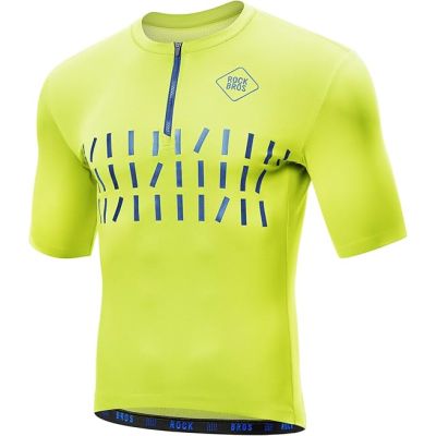 Rockbros Herren-Radtrikot in Fluoreszenz, Größe L