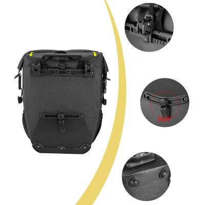 3. Rockbros AS-001 Wasserdichte Gepäckträgertasche 27L - Schwarz