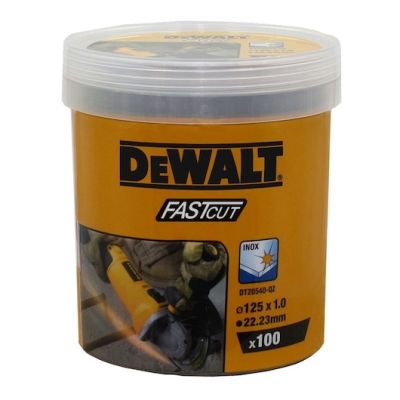 3. Metallscheibe 125 x 1,0 mm Edelstahl / 100 Stück DT2054 .DEWALT
