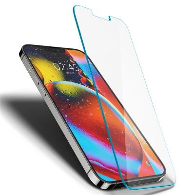 Spigen Glas.tR EZ Fit Privacy gehärtetes Glas für iPhone 13 Pro Max - 2 Stk.