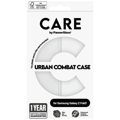 4. CARE by PanzerGlass Flagship Urban Combat Case für Samsung Galaxy Z Fold 7 – Transparent