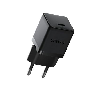 3. Baseus Palm 30W Wandladegerät mit 60W USB-C Kabel (1 m) – Schwarz