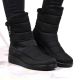 13. NEWS W EVE377A schwarze isolierte Schneestiefel mit Reißverschluss