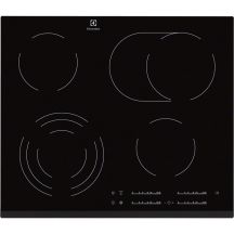 Electrolux EHF6547FXK Keramikkochfeld (4 Kochzonen; schwarz)