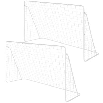 13. ENERO Fußballtor mit Netz 240x150x90cm FI 25 und 22mm