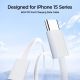 3. Joyroom Ben Series S-A45 USB-C / USB-C 60W Kabel 1m - Weiß