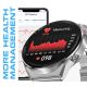 10. Rubicon RNCE99 Smartwatch aus schwarzem Metall und Silikon SMARUB194