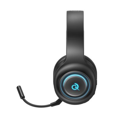 4. QCY V200 Pro Kabelgebundenes Gaming-Headset mit 7.1-Sound und abnehmbarem Mikrofon – Schwarz
