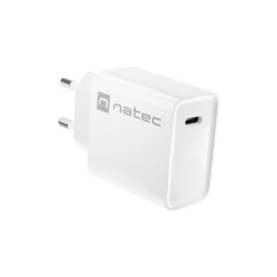 5. NATEC RIBERA USB-C 20W POWER DELIVERY WEISSES LADEGERÄT NUC-2059