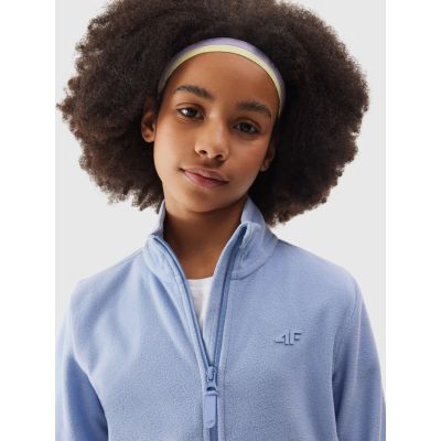 3. Regular Mädchenfleece mit Stehkragen 4F Junior 4FJWSS24TFLEF166-32S