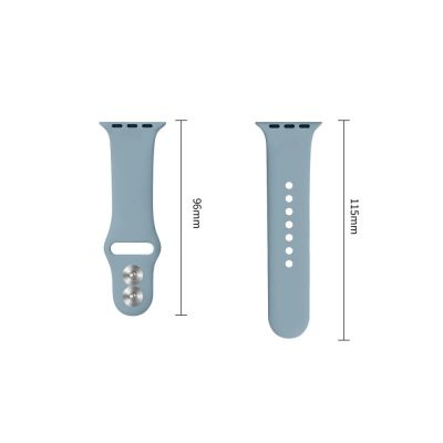 3. Tech-Protect Silikonarmband für Apple Watch 40/41/42 mm – Blau