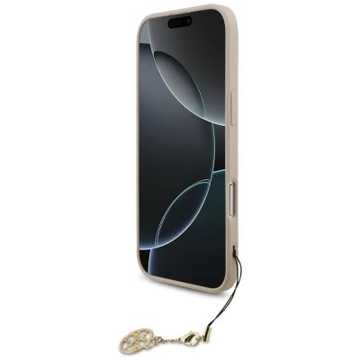 4. Guess 4G Charms Collection MagSafe Hülle für iPhone Air – Pink