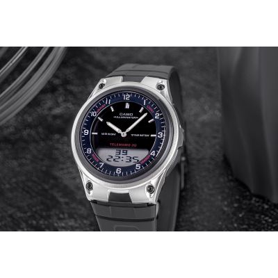 8. Herrenuhr CASIO DUAL AW-80-1AVDF + Box