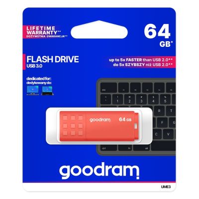 5. GOODRAM USB-Stick 64 GB UME3 USB 3.0 Orange