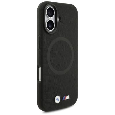 4. BMW M FW MagSafe Hülle mit Metalllogo für iPhone 17 - Schwarz