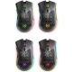 3. Defender Kabellose Maus GM-709L Warlock RF RGB 2400DPI 8P, 5 Hintergrundbeleuchtungsmodi, gelocht 52709