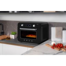 Smeg COF01BLEU Kleine schwarze Dampfgarerknöpfe, Drehknopf