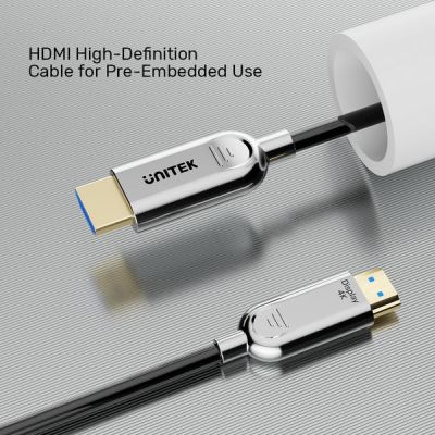 15. UNITEK HDMI-Lichtwellenleiterkabel 2.0 AOC 4K 60Hz 20M