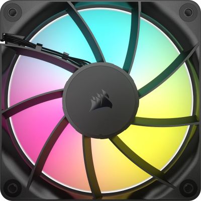 5. Corsair RS120 ARGB Computergehäuselüfter 12 cm Schwarz 3 Stück.