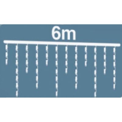 18. Weihnachtsbaumbeleuchtung, Außenbeleuchtung, 180 LEDs, Steuerung, Zeitschaltuhr, kaltweißes Licht, grünes Kabel