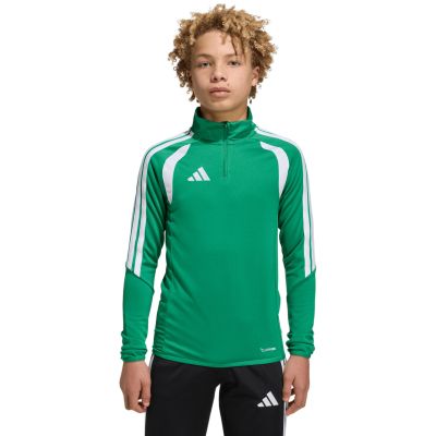 8. adidas Tiro 26 League Trainingsshirt, grün-weiß, Kinder-Sweatshirt JY7160