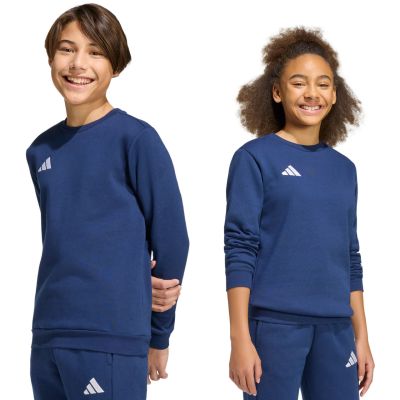 9. adidas Entrada 26 Sweatshirt für Kinder, marineblau JZ6552