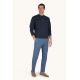 6. Paul&Shark Herren-Sweatshirt aus Baumwolle und Lyocell, marineblau 26411803-50