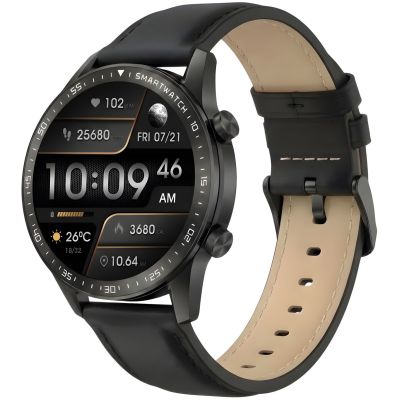 4. Smartwatch Gravity Black 2 Armbänder GT10-3