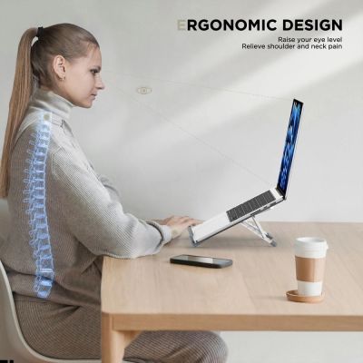 7. Tech-Protect ULS300 Laptopständer – Silber