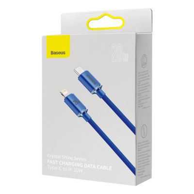 5. Baseus CAJY000303 Lightning – USB-C PD-Kabel 20 W 480 Mbit/s 2 m – blau
