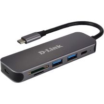 D-Link DUB-2325 USB Typ-C Dockingstation Grau
