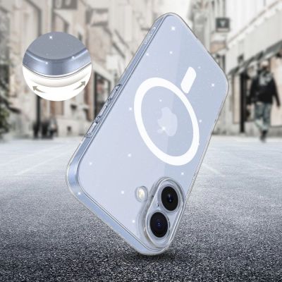 5. Tech-Protect FlexAir MagSafe Case für iPhone 17 – Klarer Glitzer