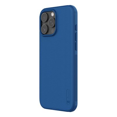 2. Nillkin Super Frosted Shield Pro Hülle für iPhone 16 Pro – blau