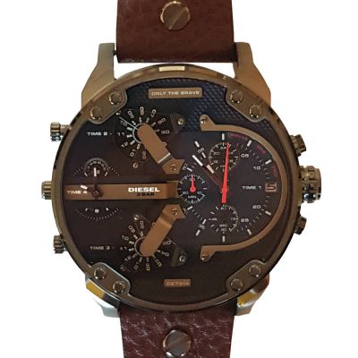 2. Diesel MR. DADDY 2.0 Herrenuhr Braun - DZ7314