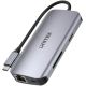 14. UNITEK ACTIVE HUB USB-C 2x HDMI, SD-Kartenleser, 4K, RJ-45, PD 100W, 5 Gbit/s