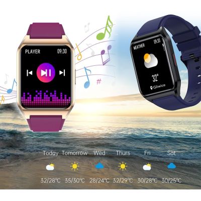 11. Rubicon RNCE89-3 Smartwatch in Roségold