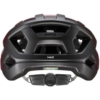 5. UVEX I-vo 2 Fahrradhelm 56-60 cm, rot/schwarz matt