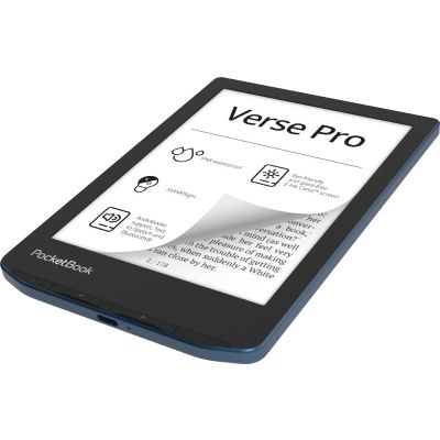 4. PocketBook Verse Pro 634 6" 16GB Wi-Fi Azure Blue E-Book-Reader